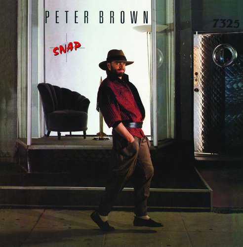 Peter Brown's "Snap" CD cover: man in hat by doorway.