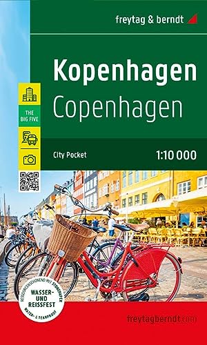 Copenhagen City Pocket Map : 1:10,000 scale