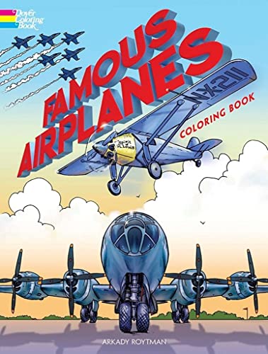 Famous Airplanes Coloring Book (Dover Coloring Books)