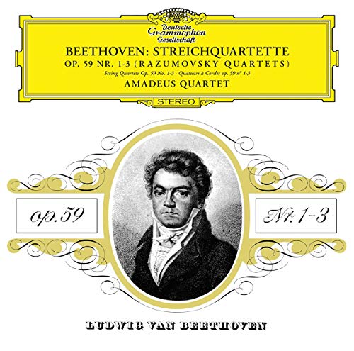 Amadeus Quartet - Beethoven: String Quartet No.7 In F, Op.59 No.1 - "Rasumovsky No.1"; String Quartet No.8 In E Minor, Op.59 No.2 -"Rasumovsky No. 2"; String Quartet In C, Op.59 No.3 - "Rasumovsky No. 3" [VINYL]