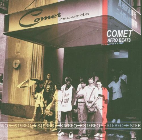CD cover for “Comet Afro Beats” featuring a street scene.