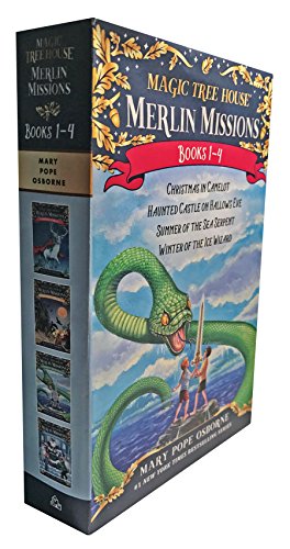 Magic Tree House Merlin Mission 1-4 Boxed Set: Christmas in Camelot / Haunted Castle on Hallows Eve / Summer of the Sea Serpent / Winter of the Ice Wizard (Magic Tree House (R) Merlin Mission)