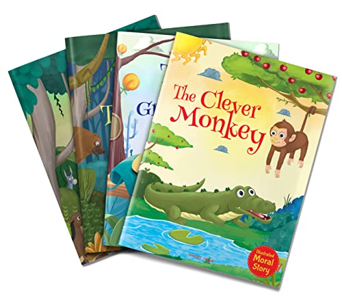The Clever Monkey : Illustrated Moral Story for Children