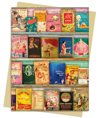 Aimee Stewart: Vintage Cook Book Library Greeting Card Pack : Pack of 6