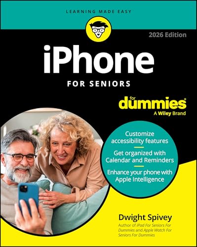 iPhone For Seniors For Dummies, 2026 Edition