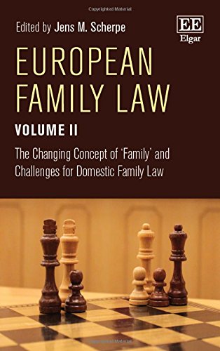 European Family Law Volume II: The Changing Concept of `Family' and Challenges for Domestic Family Law