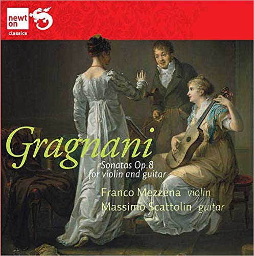 CD cover featuring a classical painting of three figures with musical instruments.