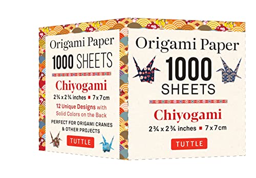 ORIGAMI PAPER 1,000 SHEETS CHIYO