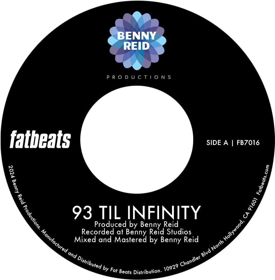 Benny Reid - 93 'til Infinity B/w Day One [VINYL]