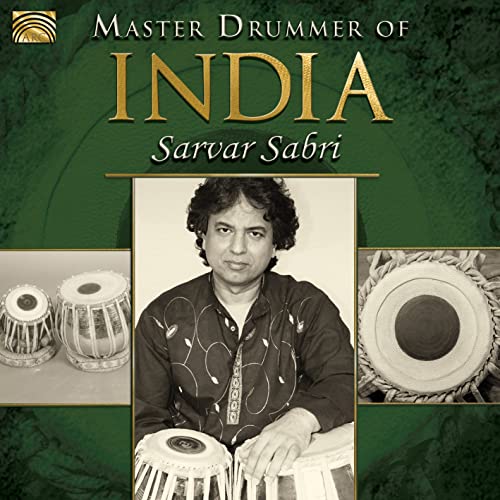 CD cover featuring Sarvar Sabri, an Indian tabla drummer.