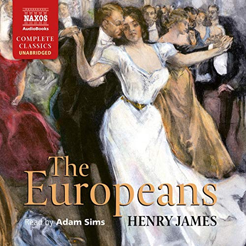 Audiobook cover featuring a painting of a couple dancing in formal attire.