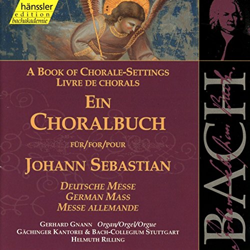 Rilling Bach-collegium Stuttg - Bach: A Book of Chorale Settings, 4 - German Mass (Edition Bachakademie Vol 81) /Rilling [CD]