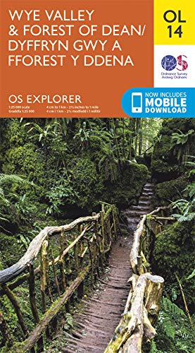 Wye Valley & Forest of Dean / Dyffryn Gwy a Fforest y Ddena Map | Monmouth & Chepstow | Ordnance Survey | OS Explorer Map OL14 | Wales | Walks | Hiking | Maps | Adventure