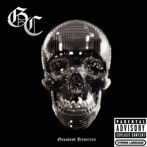 Good Charlotte album cover: a mirrored skull against a black background.