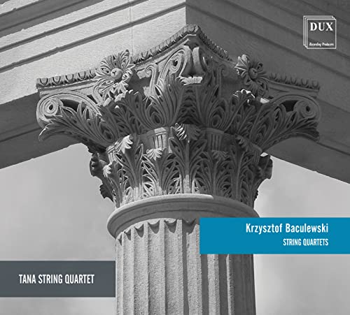 CD cover featuring a grayscale image of a classical column capital.