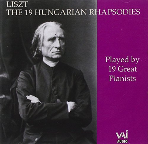 CD cover featuring a portrait of composer Franz Liszt.