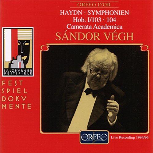 Camerata Aca. Salzburg/vegh - HAYDN:SYMPHONIES 103 & 104 [CD]