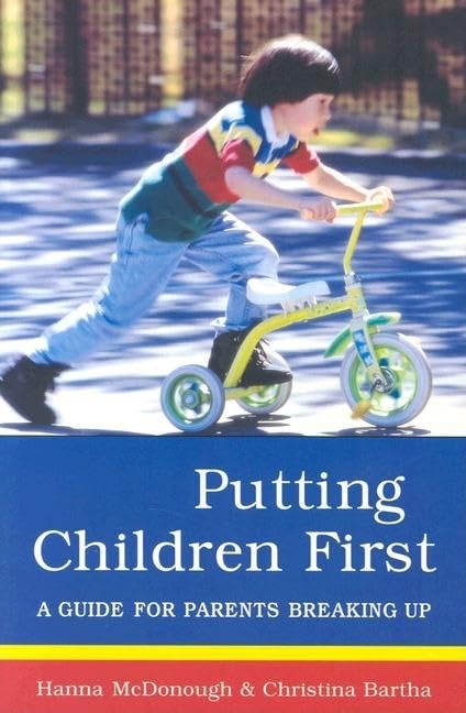 Book cover with a child riding a tricycle, titled "Putting Children First.