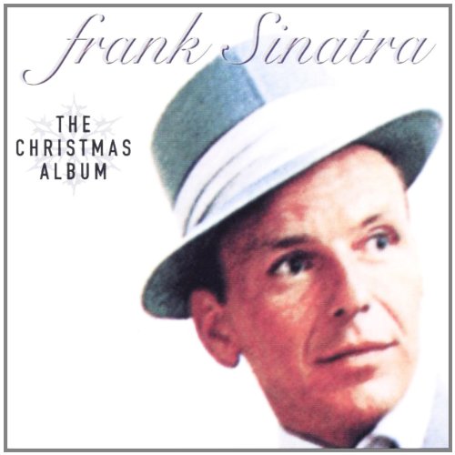 Frank Sinatra in a hat, album cover for "The Christmas Album.