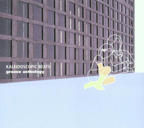 CD cover with a building facade and abstract line-art figure.