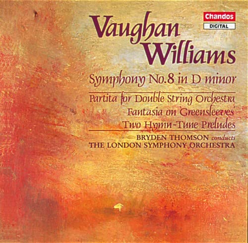 Lsothomson - Vaughan Williams: Symphony 8, Partita for Double String Orchestra, Fantasia Greensleeves, Two Hymn Preludes [CD]