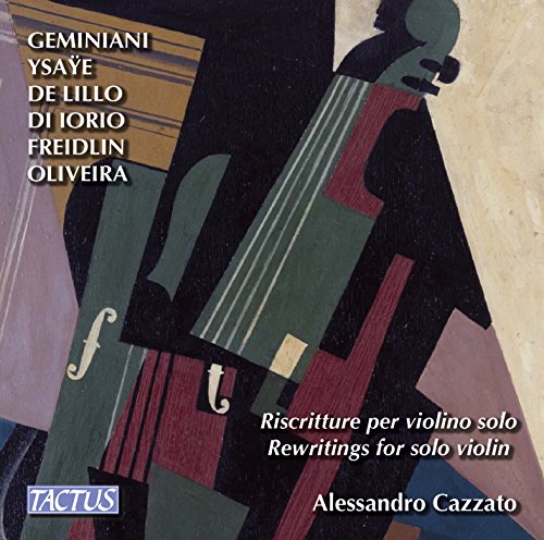 Alessandro Cazzato - Rewritings For Solo Violin [CD]