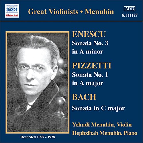 Yehudi & Hephzibah Menuhin - Menuhin - Violin Sonatas, Vol 5 [CD]