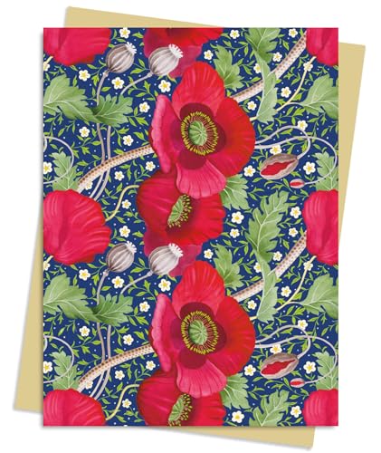 Bex Parkin: Red Poppies Greeting Card Pack : Pack of 6