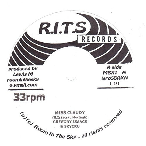 Gregory Isaacs Anthony Que - Miss Claudy / Nah Remember [7"] [VINYL]