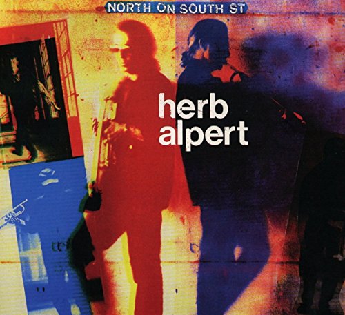 CD cover for Herb Alpert’s “North On South St.” featuring a silhouetted figure.