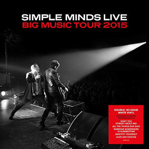 Simple Minds - Big Music Tour 2015 (Live) [VINYL] Sent Sameday*