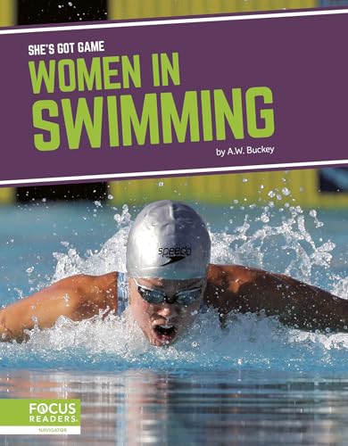 Book cover featuring women in swimwear with a aquatic background and bold typography.