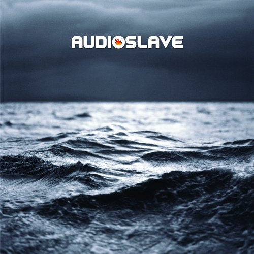 Audioslave “Out of Exile” album cover: stormy ocean under dark sky.