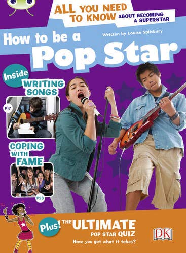 Book cover: “How to be a Pop Star” with kids performing music.
