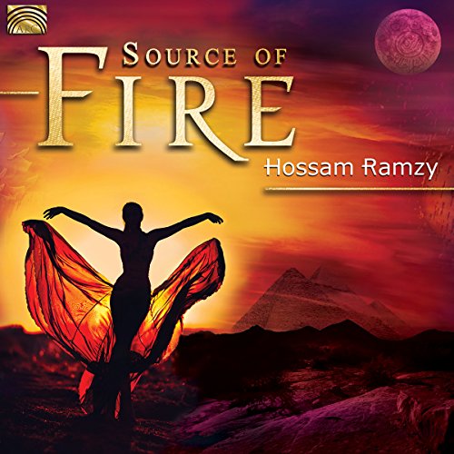 CD cover for "Source of Fire" by Ramzy, featuring a silhouetted dancer.
