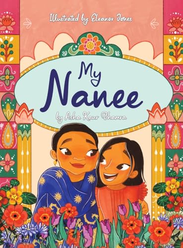 Book cover: two smiling women with flowers, ornate archway background.