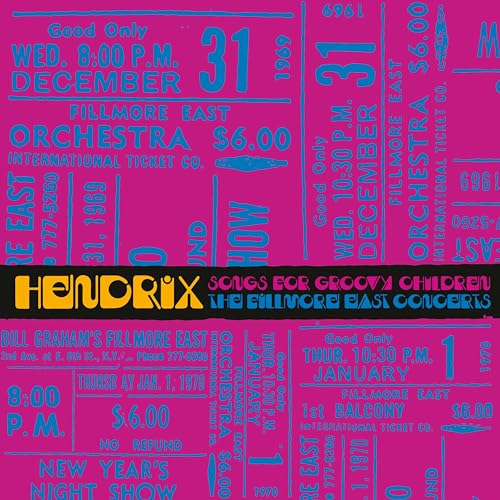 Jimi Hendrix - Songs For Groovy Children: The Fillmore East Concerts (Blue/Violet Swirl Vinyl) (Black Friday 2024) [VINYL]