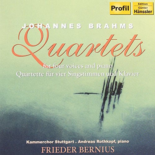 Rothkopfbernius - BRAHMS: Quartets for 4 Voices and Piano [CD]