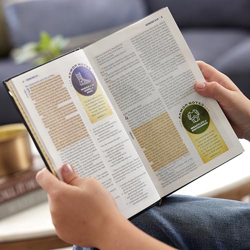 NKJV Armor of God Bible, Blue/Gray Leathersoft (Children’s Bible, Red Letter, Comfort Print, Holy Bible): New King James Version