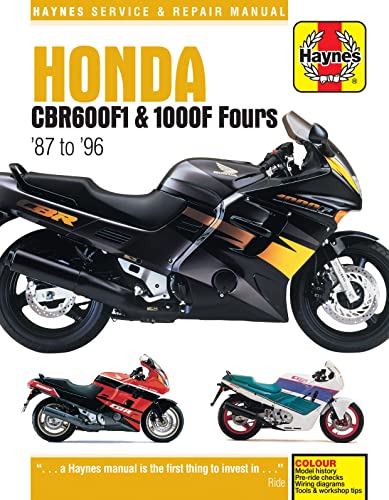 Honda CBR600F1 & 1000F Fours (87 - 96) Haynes Repair Manual (Paperback)