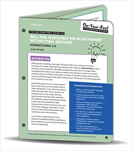 Book cover: "Real-Time Assessment" with a lightbulb illustration.
