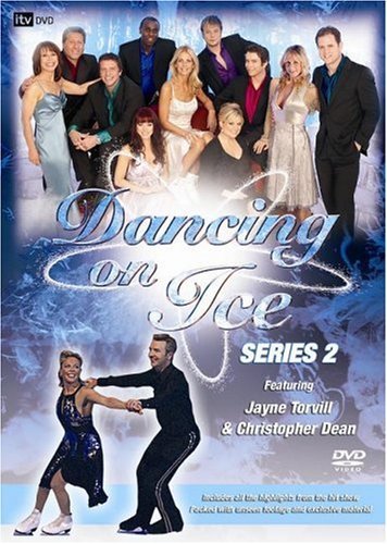 DVD cover for "Dancing on Ice Series 2" featuring skating couples.