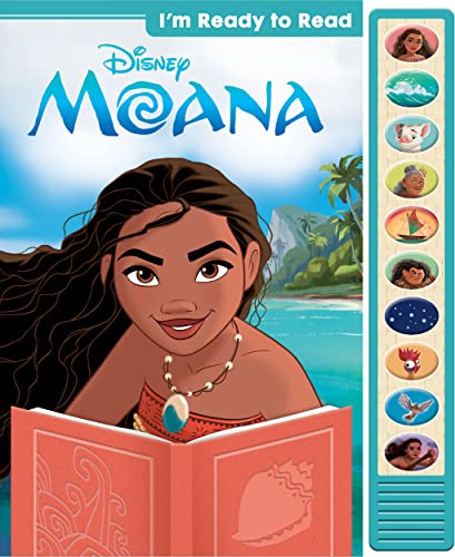 Disney Moana - I'm Ready to Read with Moana Interactive Read-Along Sound Book - Great for Early Readers - PI Kids