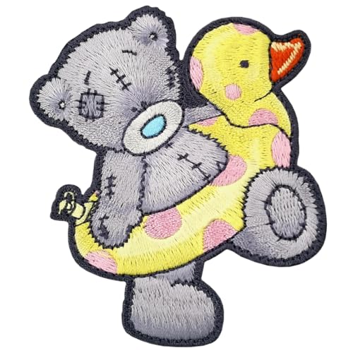 Tatty Teddy with Duck Sew On Patch