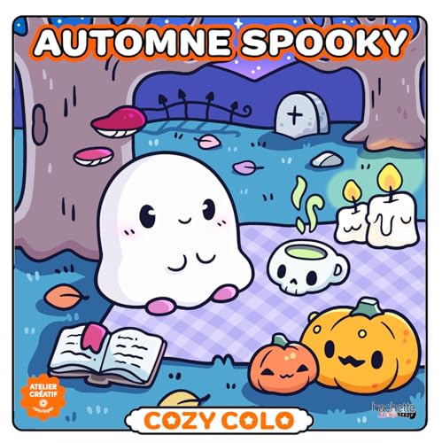 Cosy Colo - Spooky Autumn : A creative colouring book with spooky-cute ghosts and costumed critters!