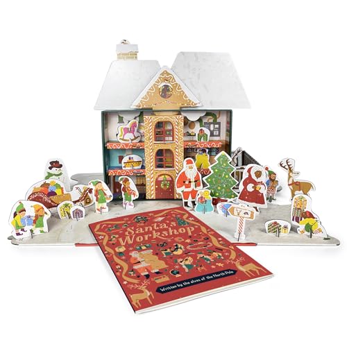 Santa's Workshop : Magical 3-D workshop to press out and make! Includes: 32-page book, 6 models, over 20 press-out pieces