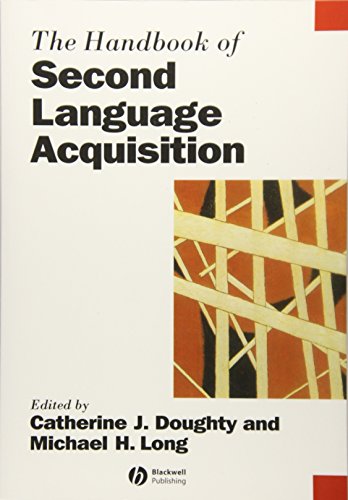 The Handbook of Second Language Acquisition