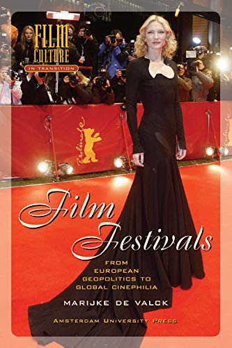 Book cover featuring Cate Blanchett on a red carpet at a film festival.