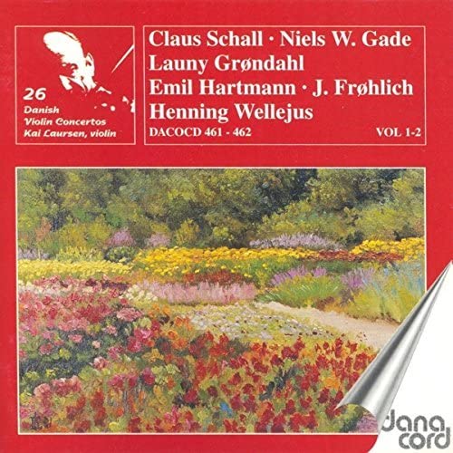 Kai Laursen - Svendsen, Holm, Gade: Danish Violin Concertos, Vol. 3-4 [CD]