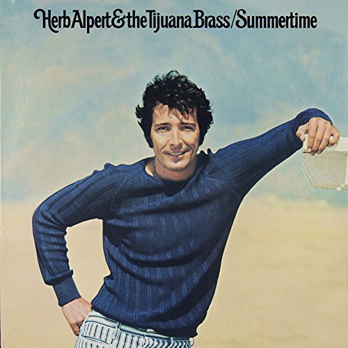 Herb Alpert album cover, Summertime, featuring a portrait of Alpert.